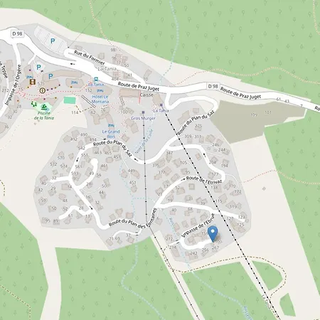 Raffine Avec Acces Pistes Et Jacuzzi Шале Куршевель